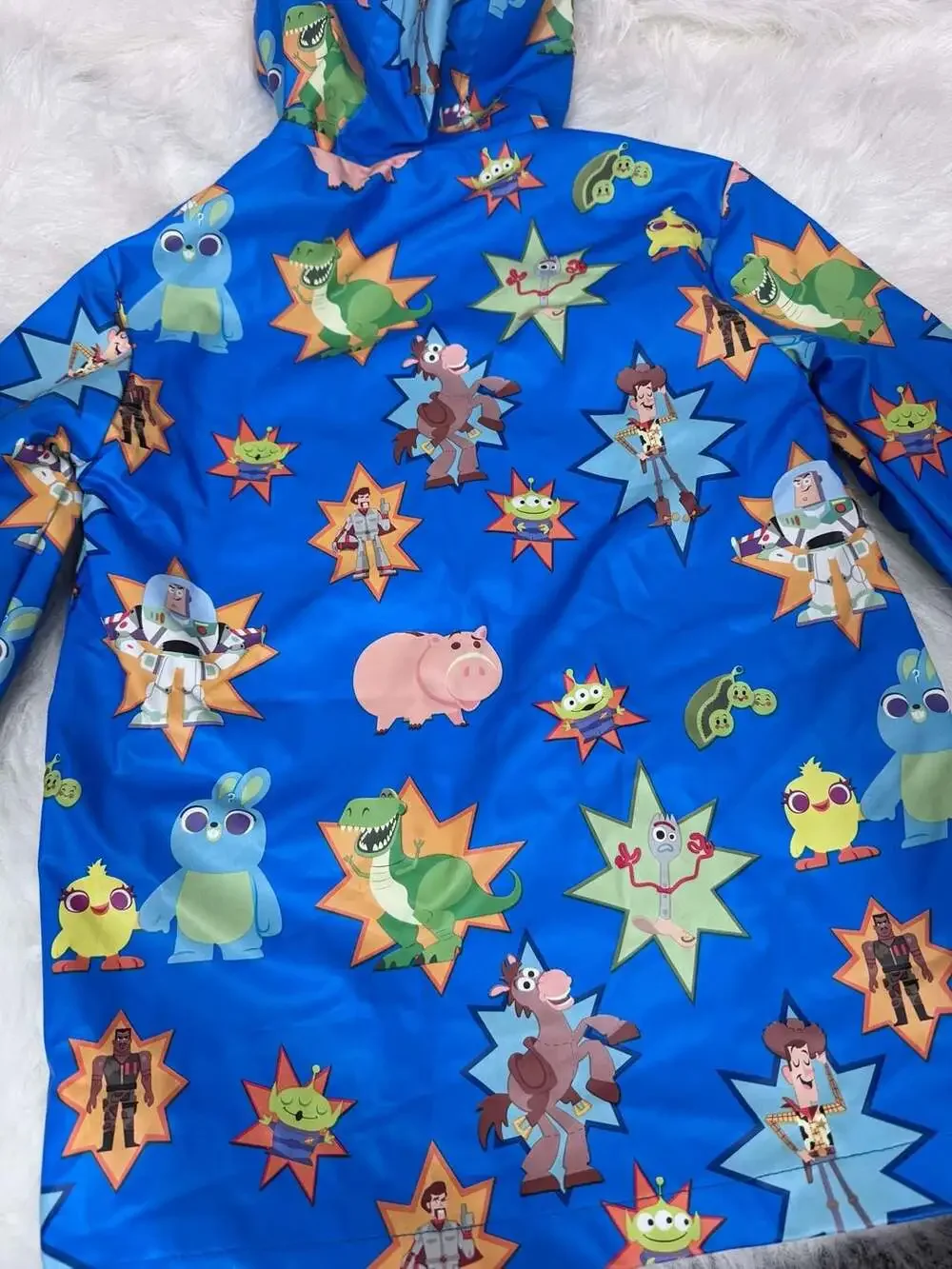 Disney Collection Toy Story Characters Rain Jacket Size 5/6
